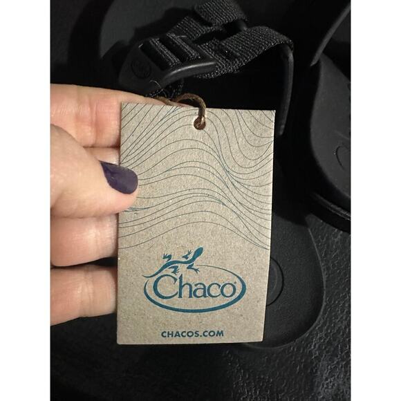 NEW Chacos Chillos Big Kids Black Slide Sandals, Sz 3, Unisex (C113) - Picture 6 of 6